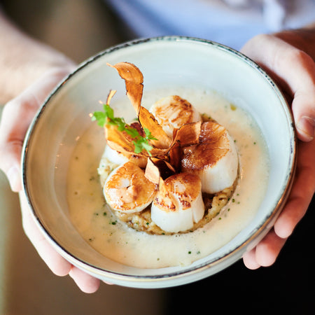 Noix de Saint-Jacques rôties,